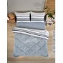 ETE HOMETEX ÇİFT KİŞİLİK LÜX WELSOFT YORGAN 195X215CM TASEL GRİ 8696474231951